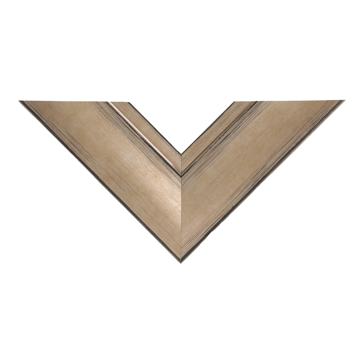 Top view of Hermitage picture frame in bronze