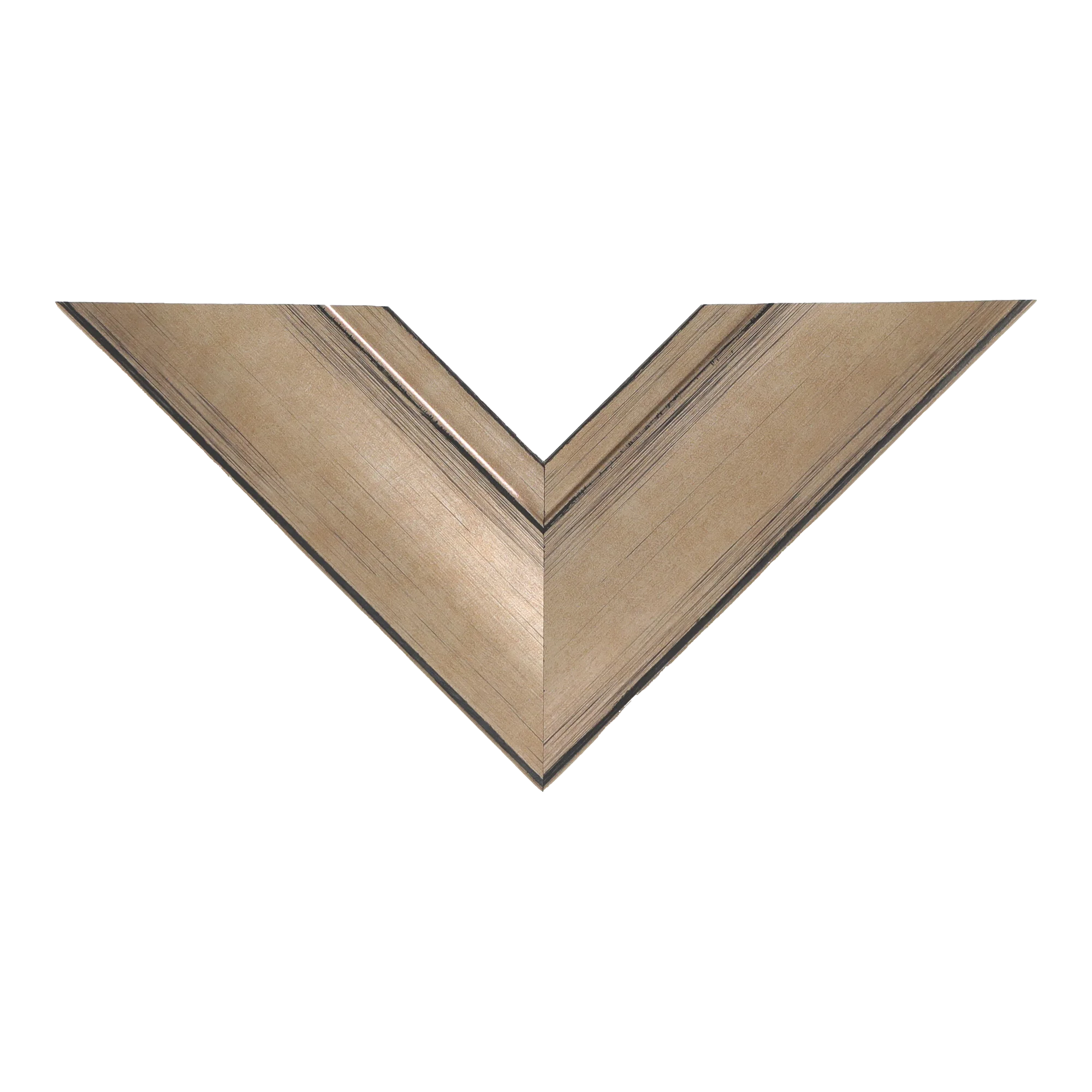 Top view of Hermitage picture frame in bronze