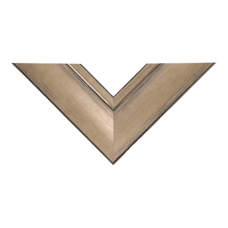 Top view of Hermitage picture frame in bronze