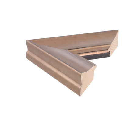 Side view of Hermitage picture frame in bronze