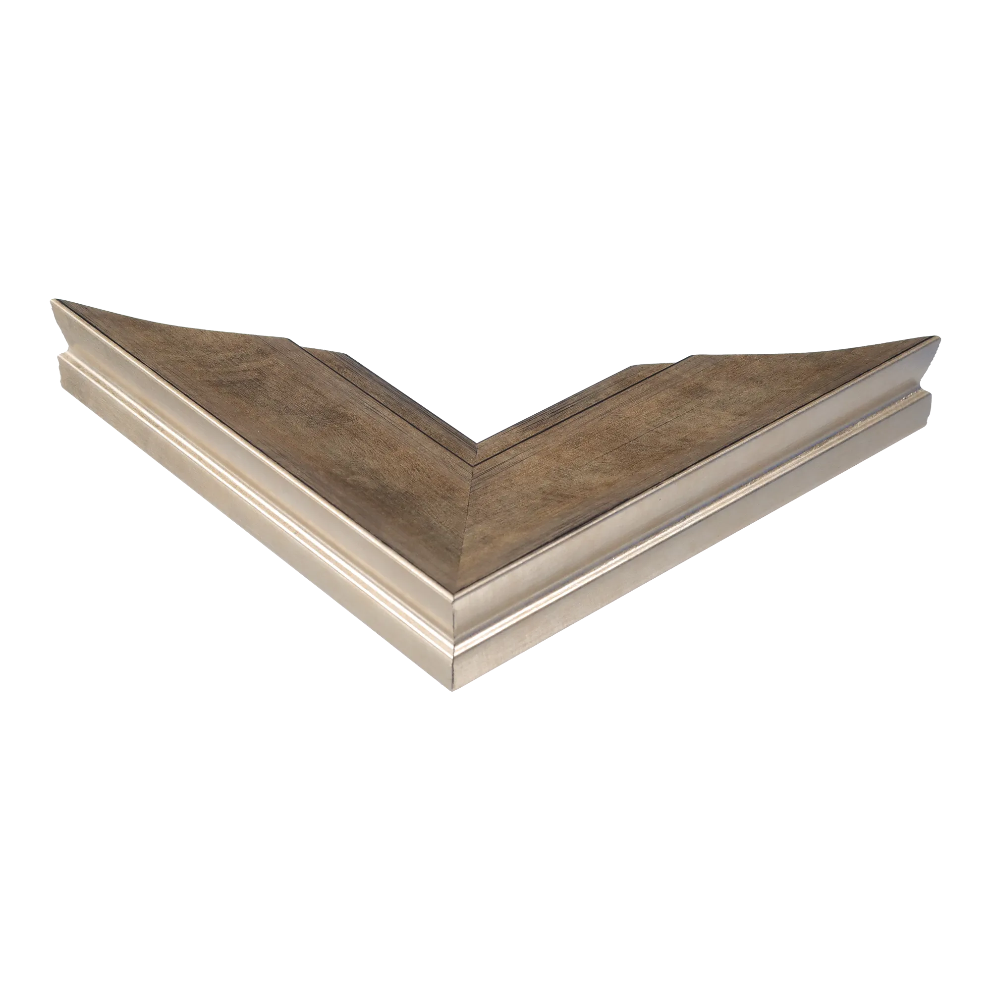 Corner view of Hermitage in champagne picture frame