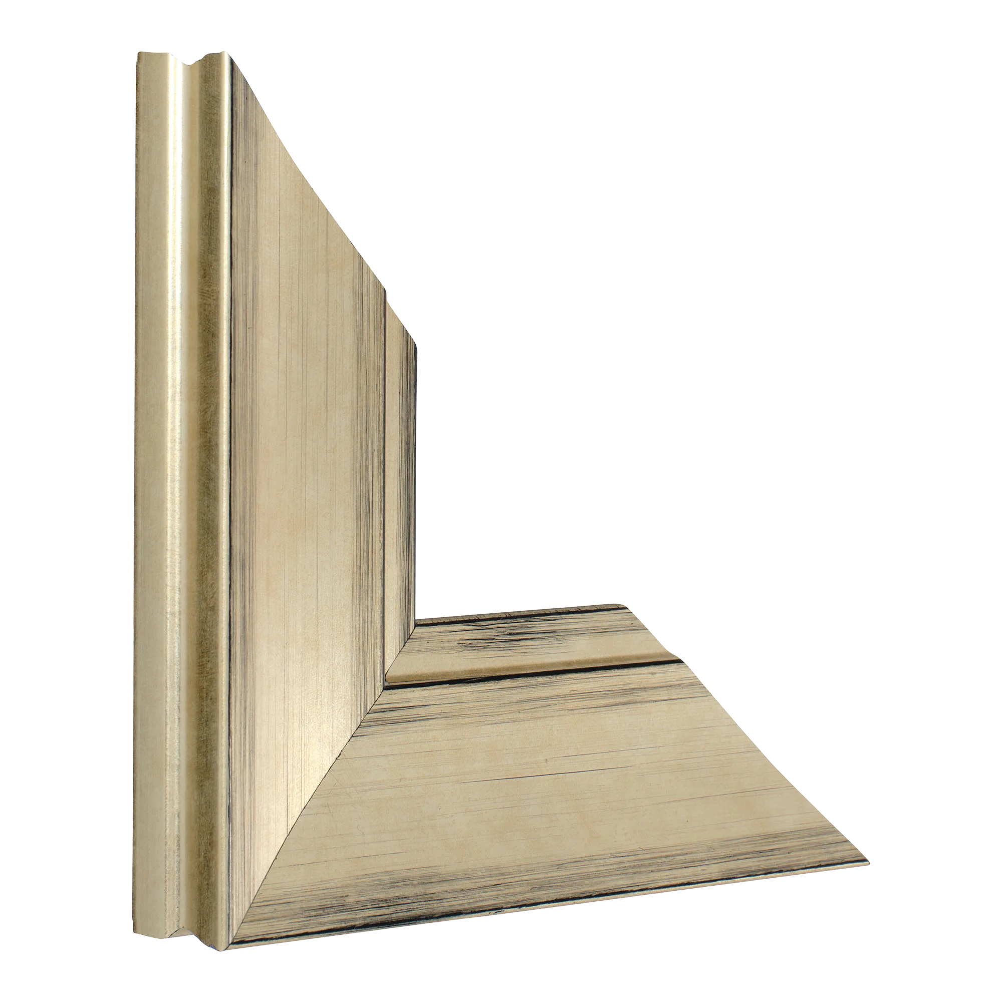 Vertical view of hermitage champagne picture frame