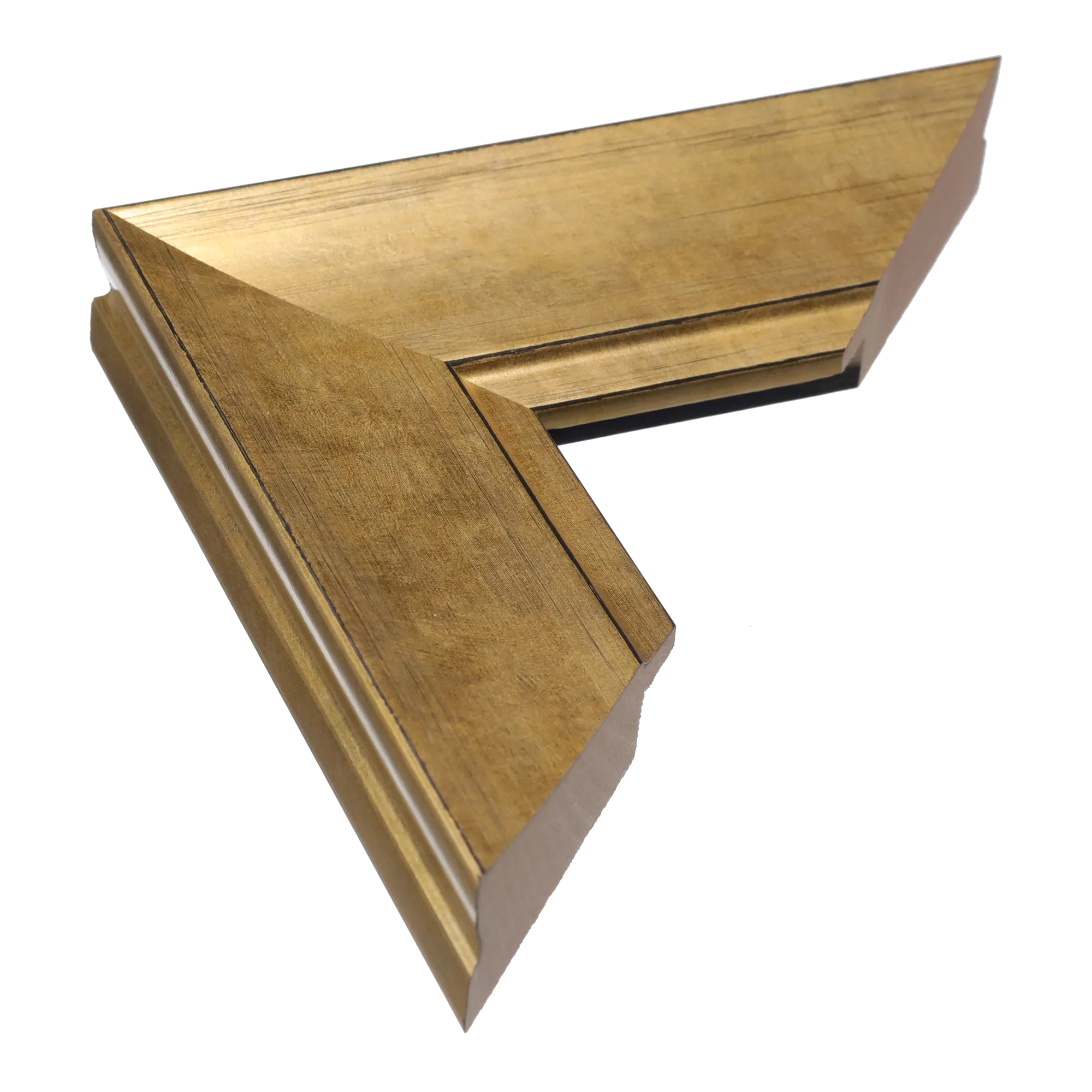 Hermitage in soft gold picture frame