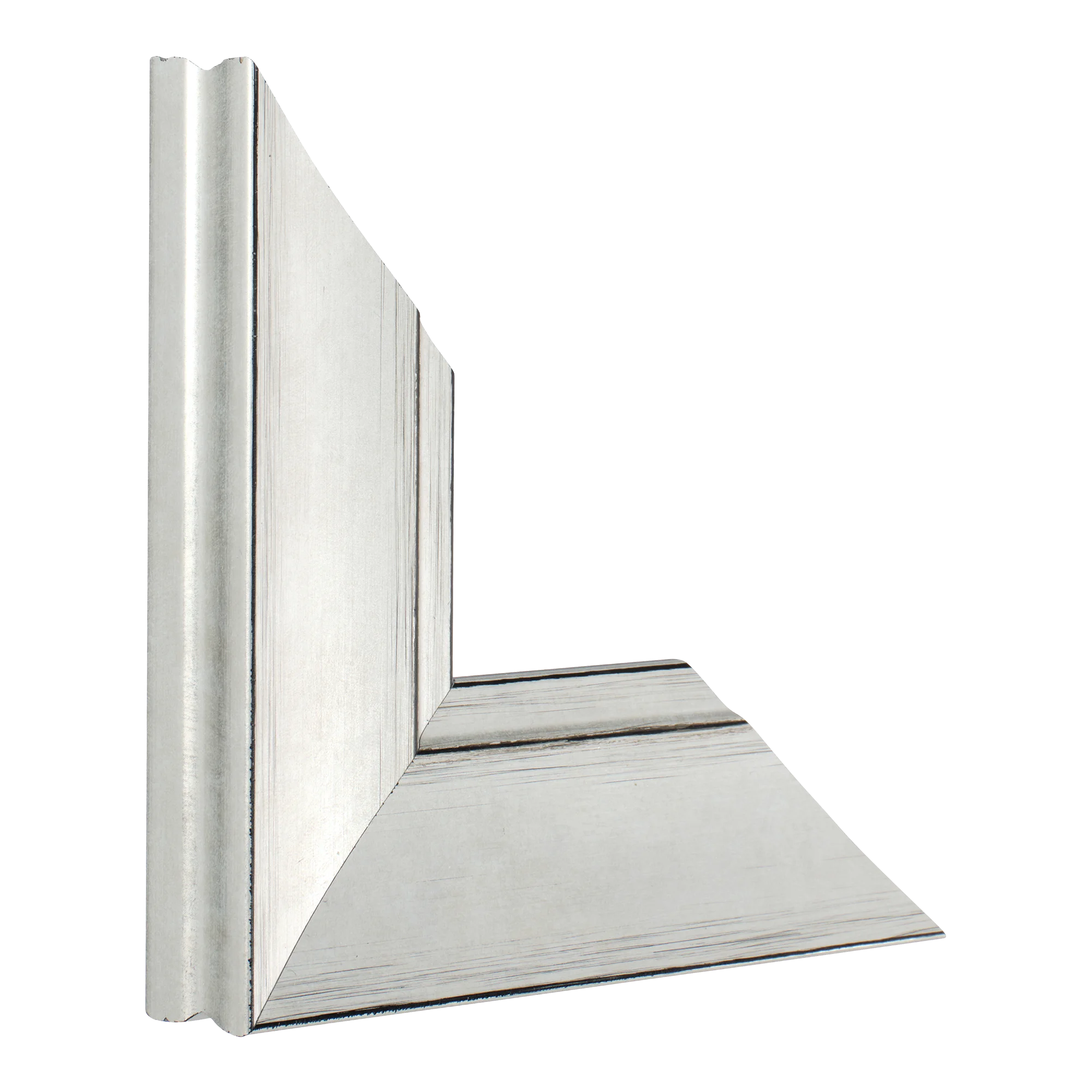 Vertical view of hermitage silver picture frame sample
