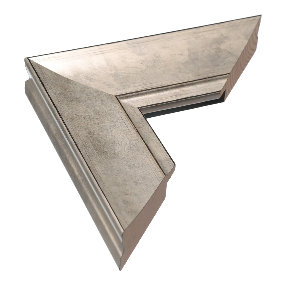 Hermitage in silver picture frame