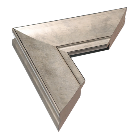Hermitage in silver picture frame
