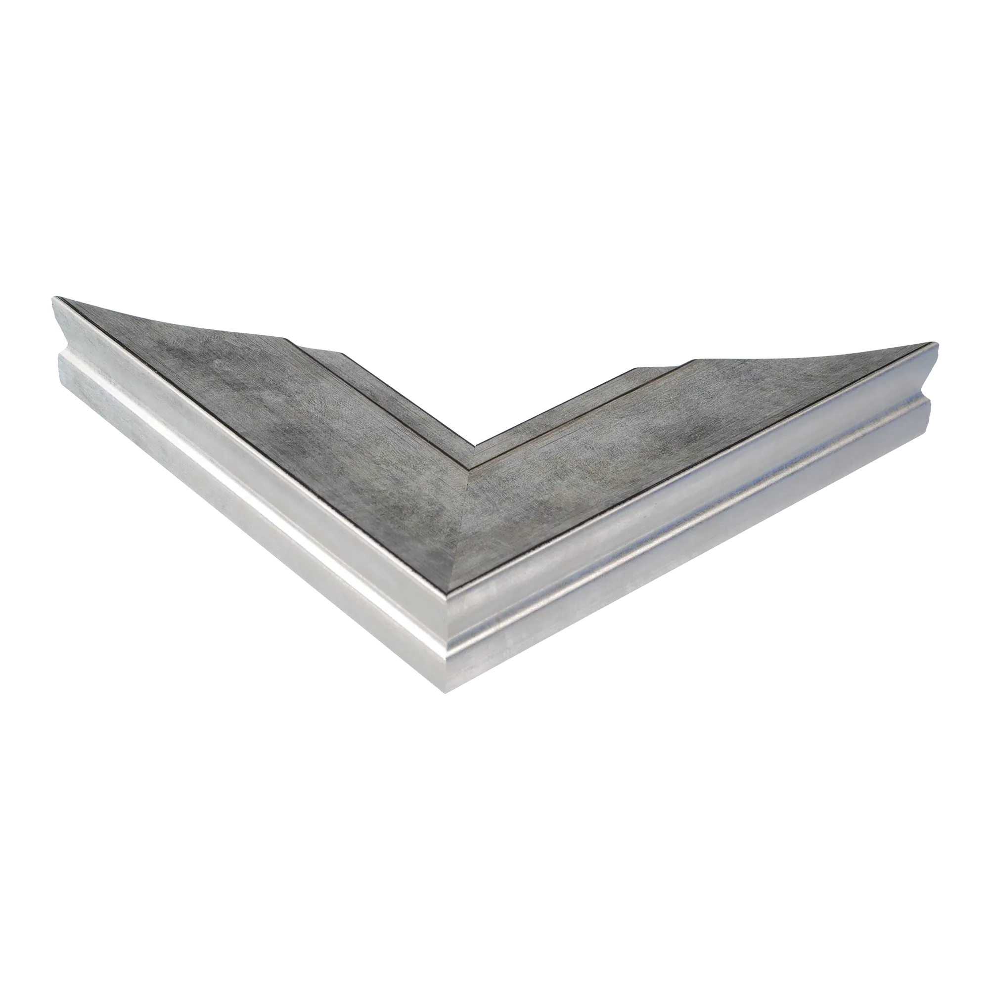 Corner view of Hermitage in silver picture frame