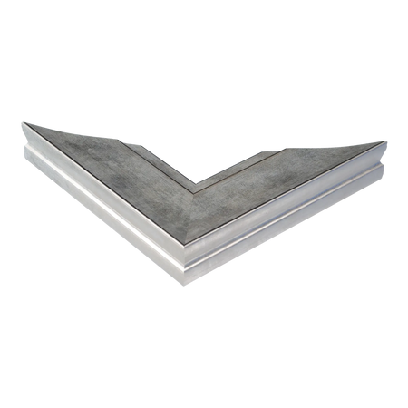 Corner view of Hermitage in silver picture frame