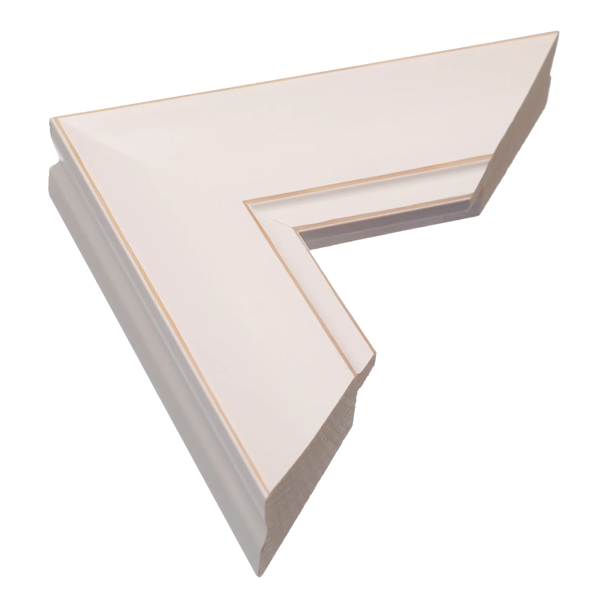 Hermitage in white picture frame