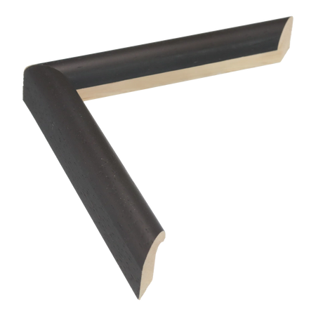 Hockey I in black grain picture frame