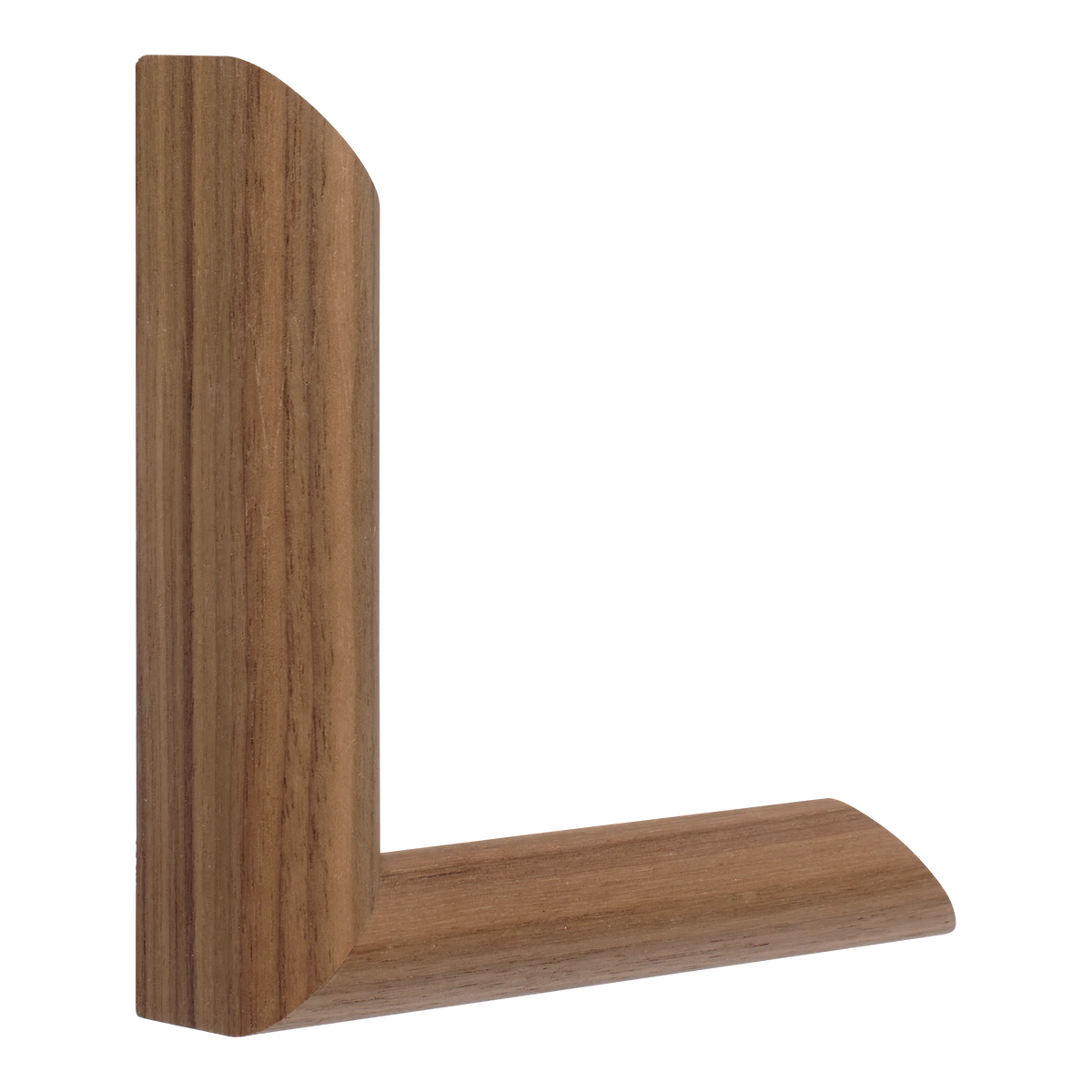 Vertical view of hockey i oak picture frame sample