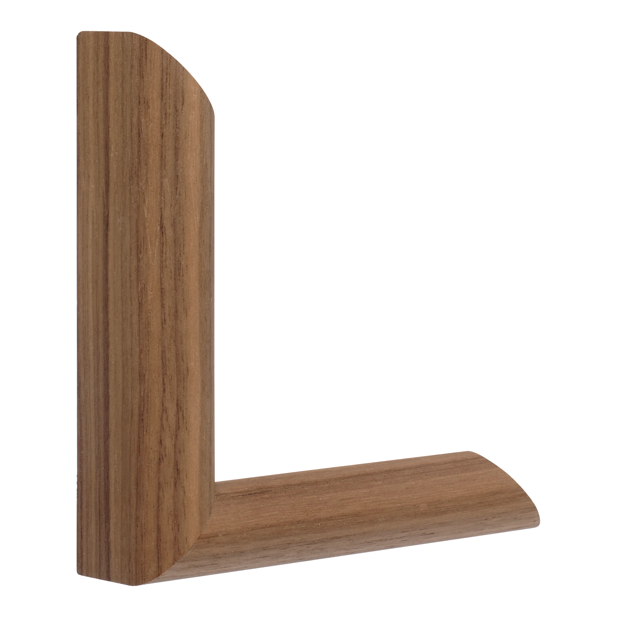 Vertical view of hockey i oak picture frame sample
