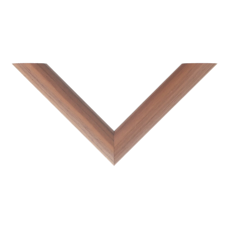 Top view of Hockey I picture frame in oak