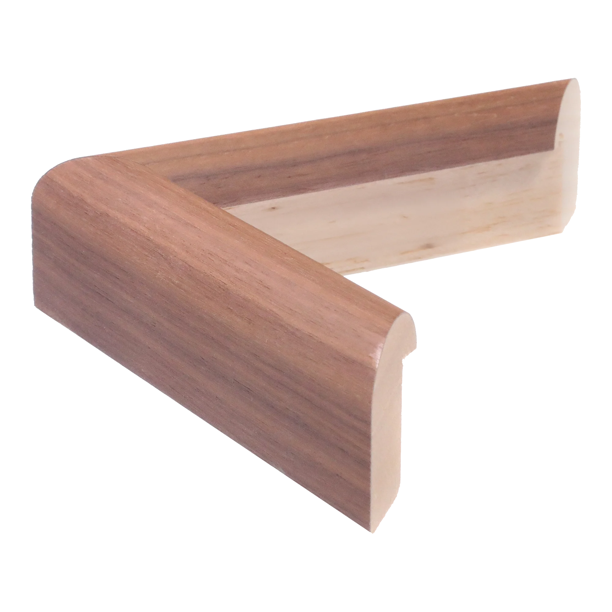 Side view of Hockey I picture frame in oak