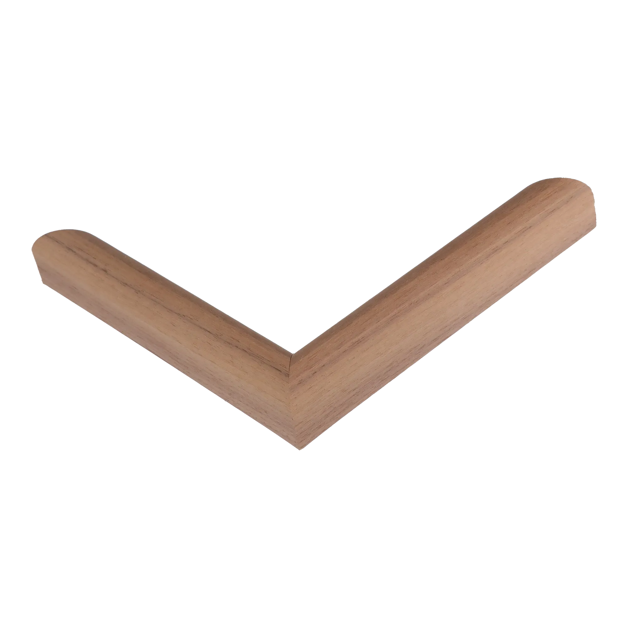 Corner view of Hockey I in walnut picture frame