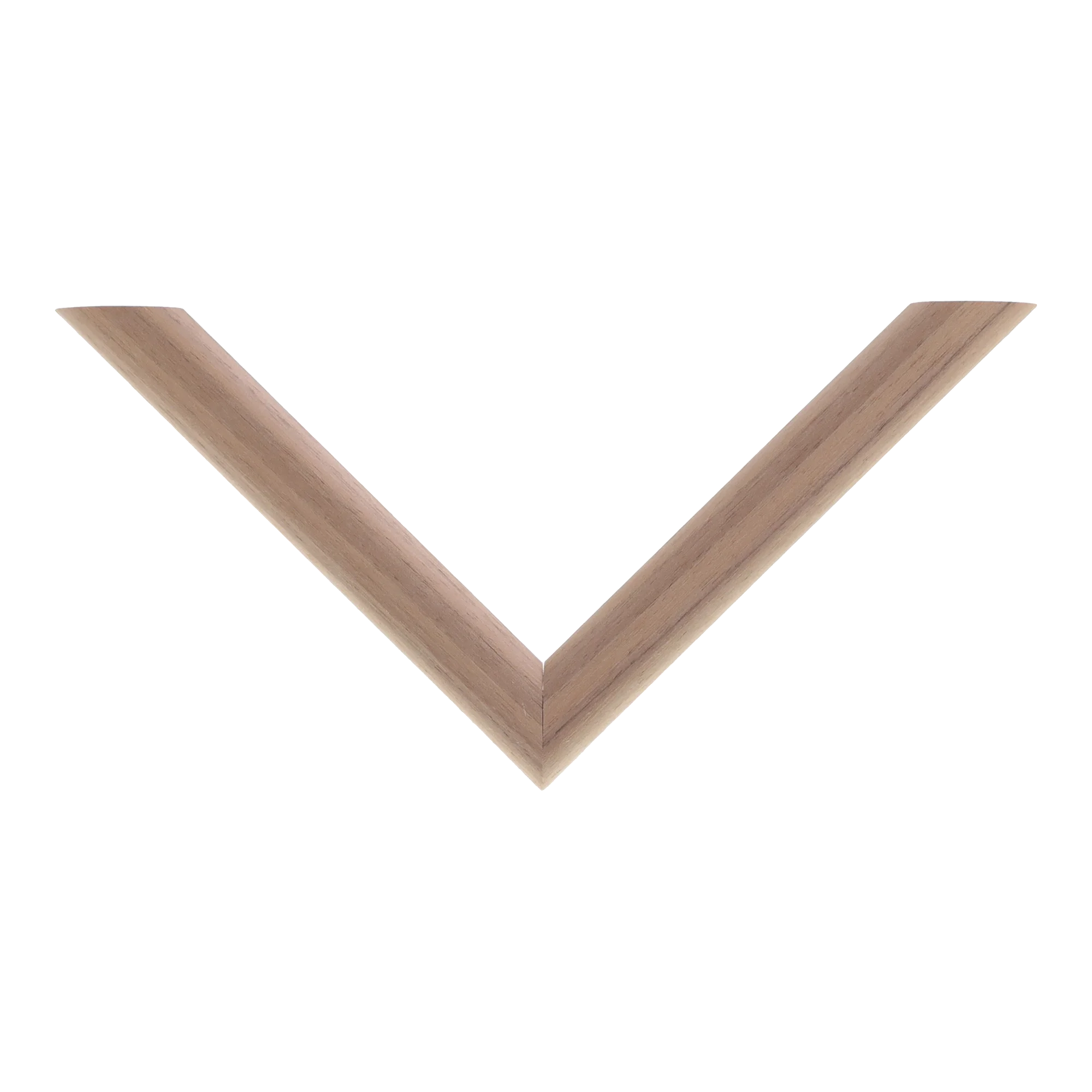 Top view of Hockey I picture frame in walnut