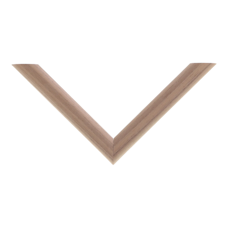 Top view of Hockey I picture frame in walnut