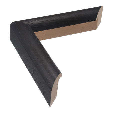 Hockey II in black grain picture frame