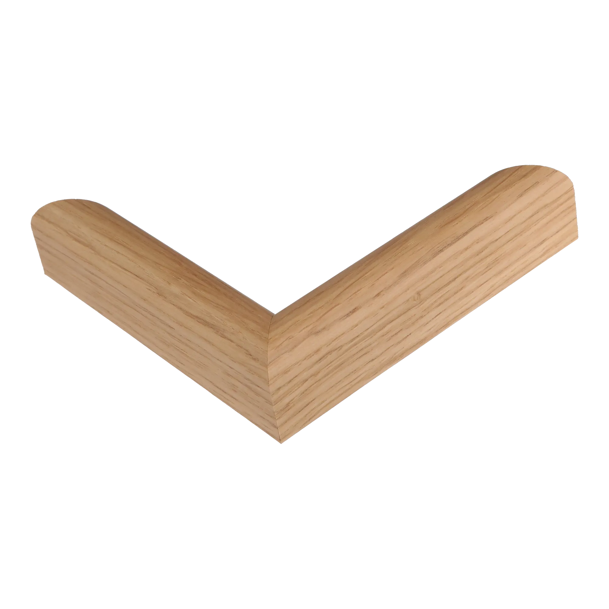 Corner view of Hockey II in oak picture frame