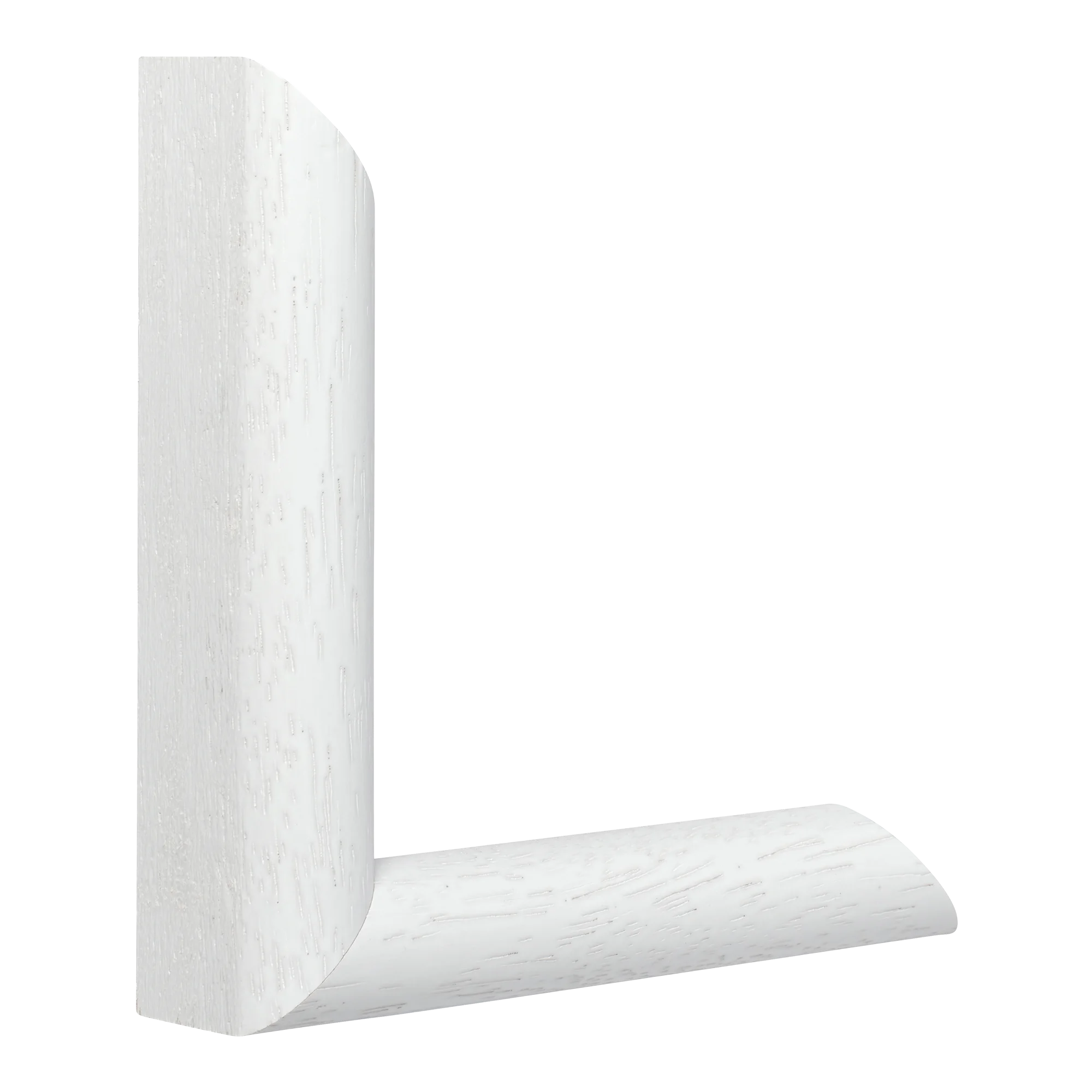 Hockey II in white grain picture frame