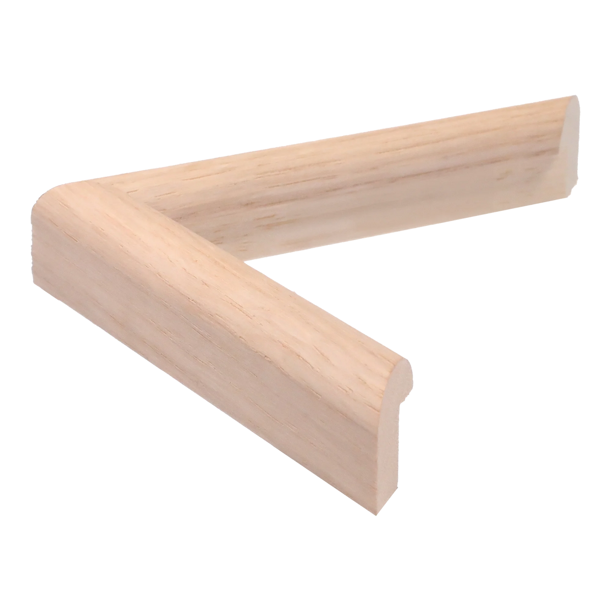 Side view of Hockey II picture frame in walnut