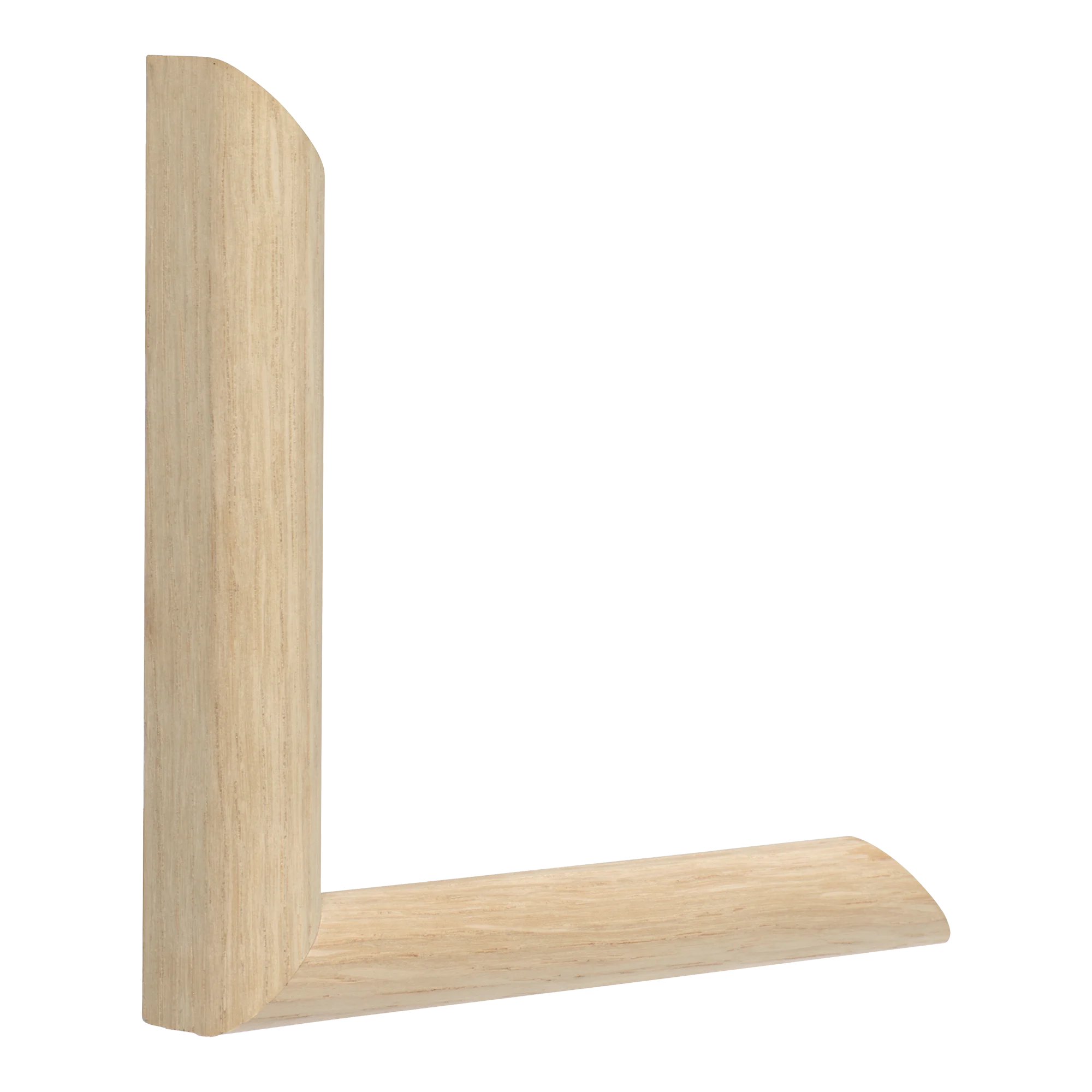 Vertical view of hockey ii walnut picture frame sample