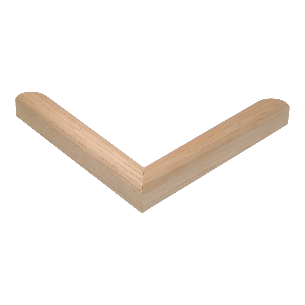 Corner view of Hockey II in walnut picture frame