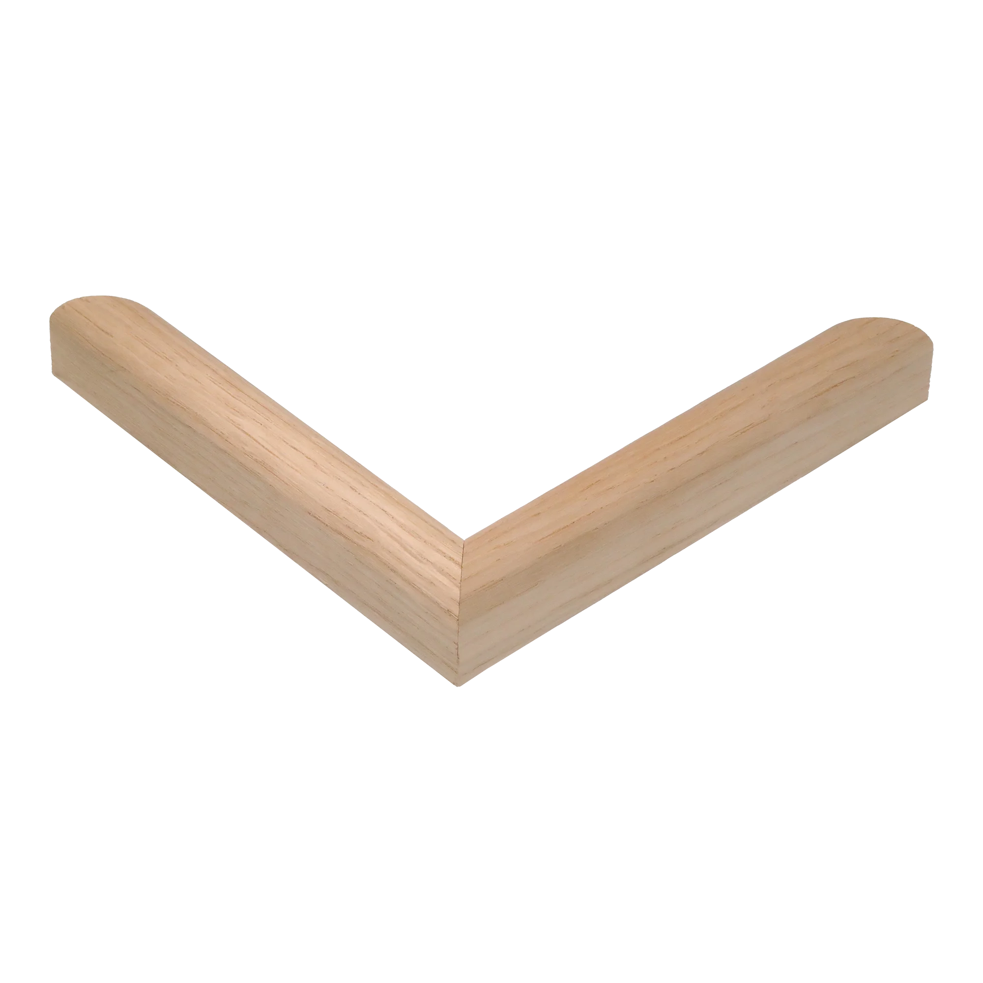 Corner view of Hockey II in walnut picture frame