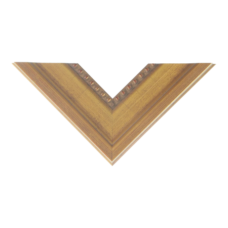 Top view of Laurel picture frame in gold