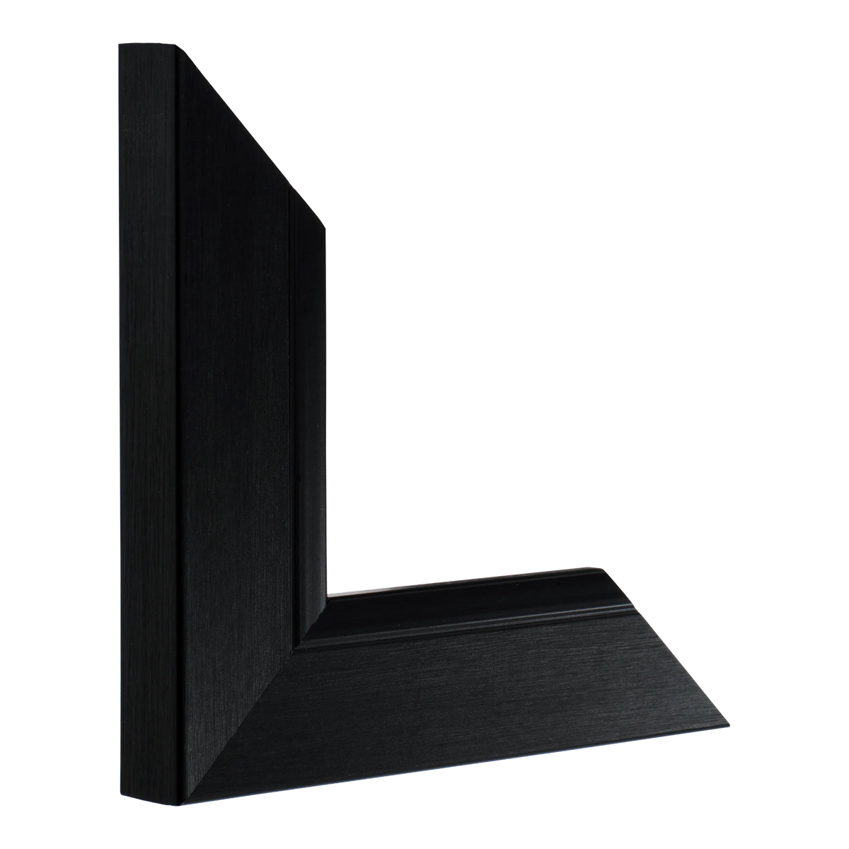 Inset in black picture frame