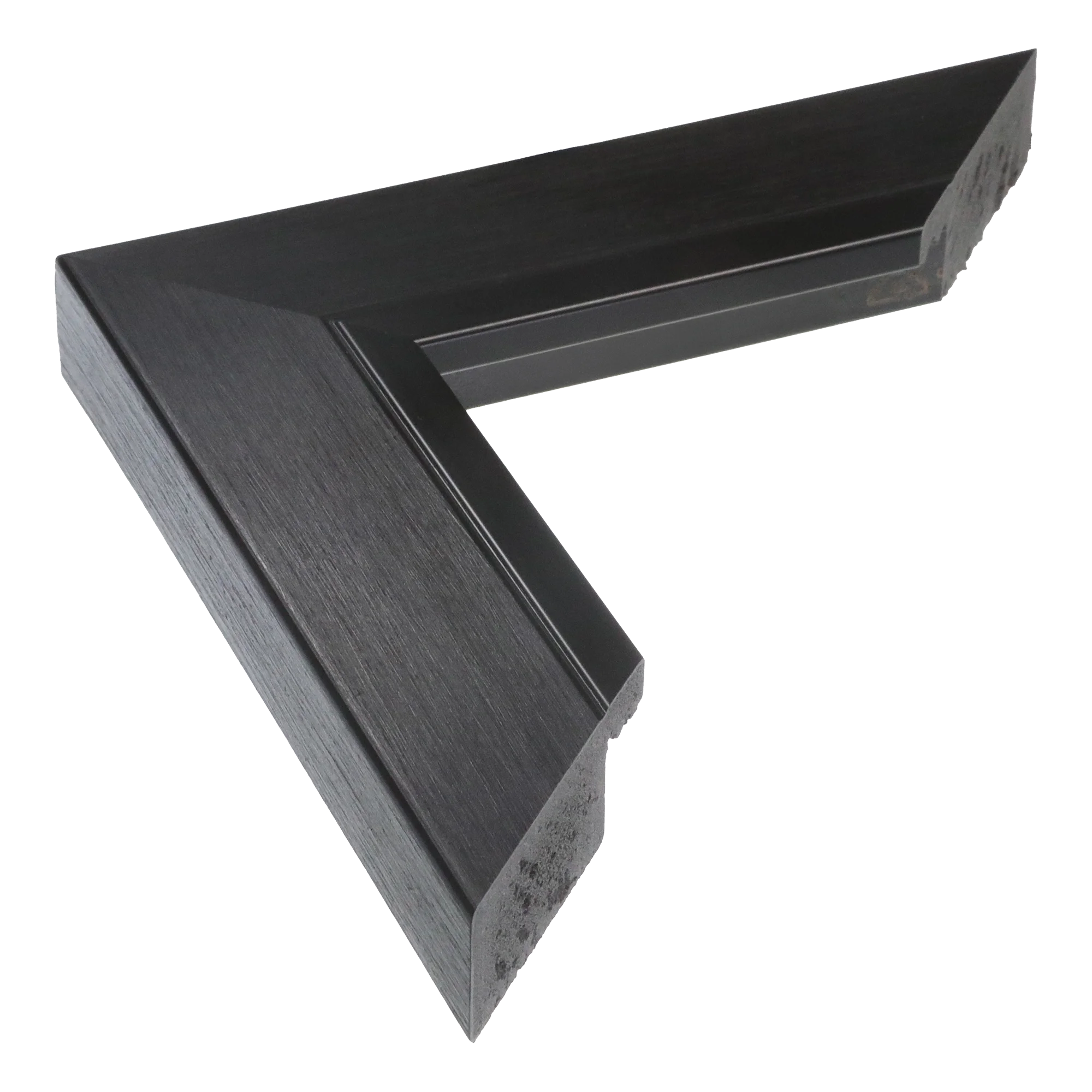Inset in black picture frame