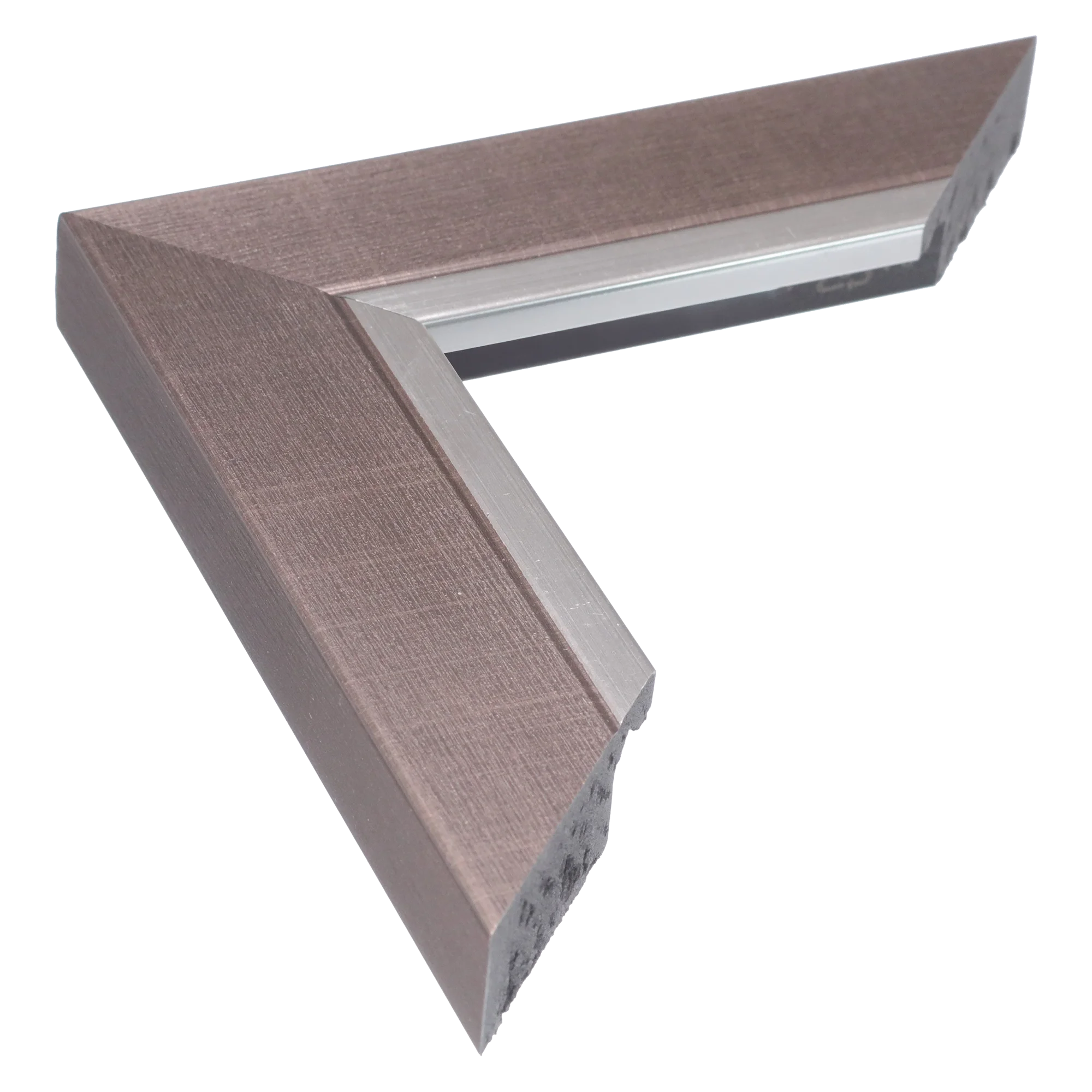 Inset in gunmetal & silver picture frame