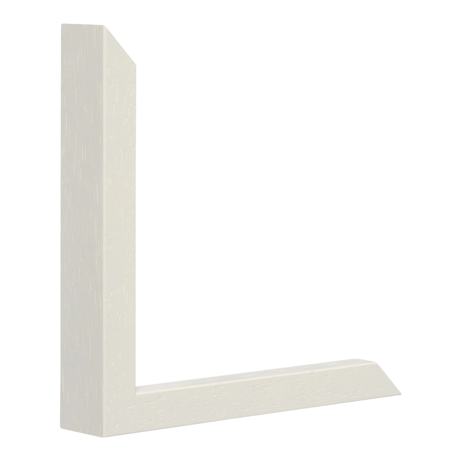 Vertical view of intra cream picture frame