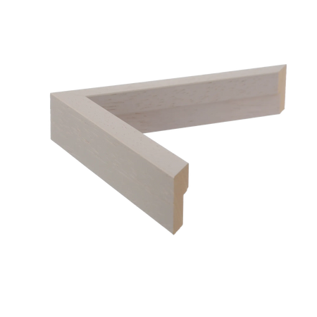 Side view of Intra picture frame in cream