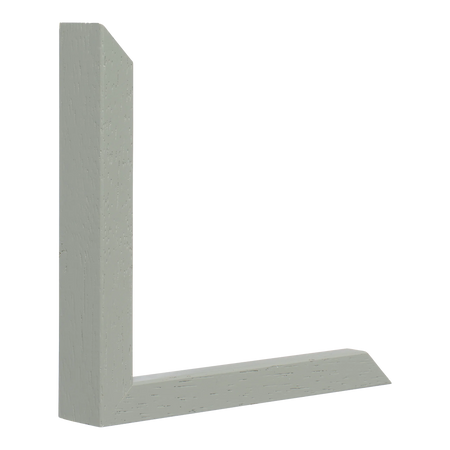 Vertical view of intra grey picture frame sample