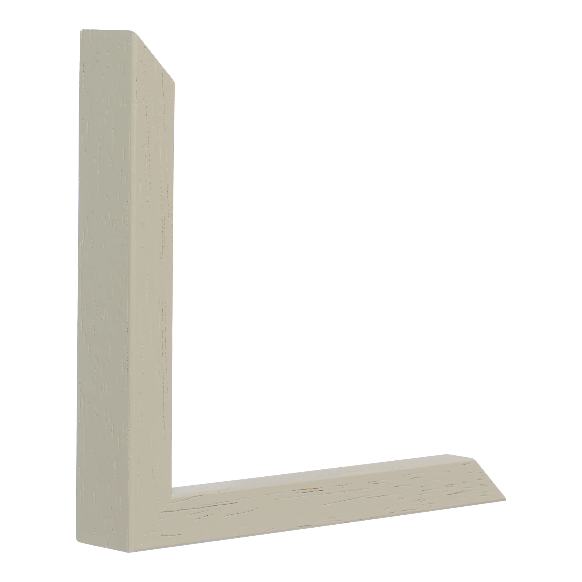 Vertical view of intra taupe picture frame