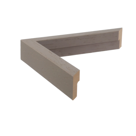 Side view of Intra picture frame in taupe