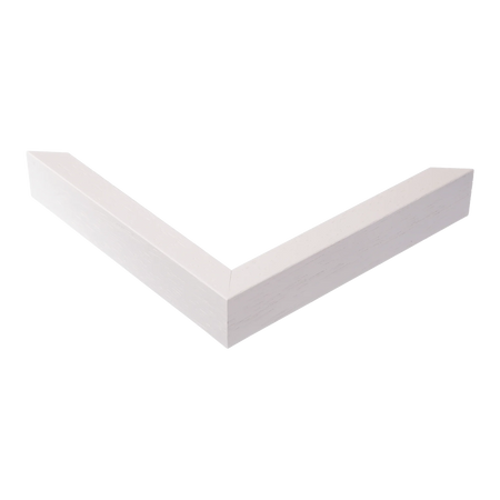 Corner view of Intra in white picture frame