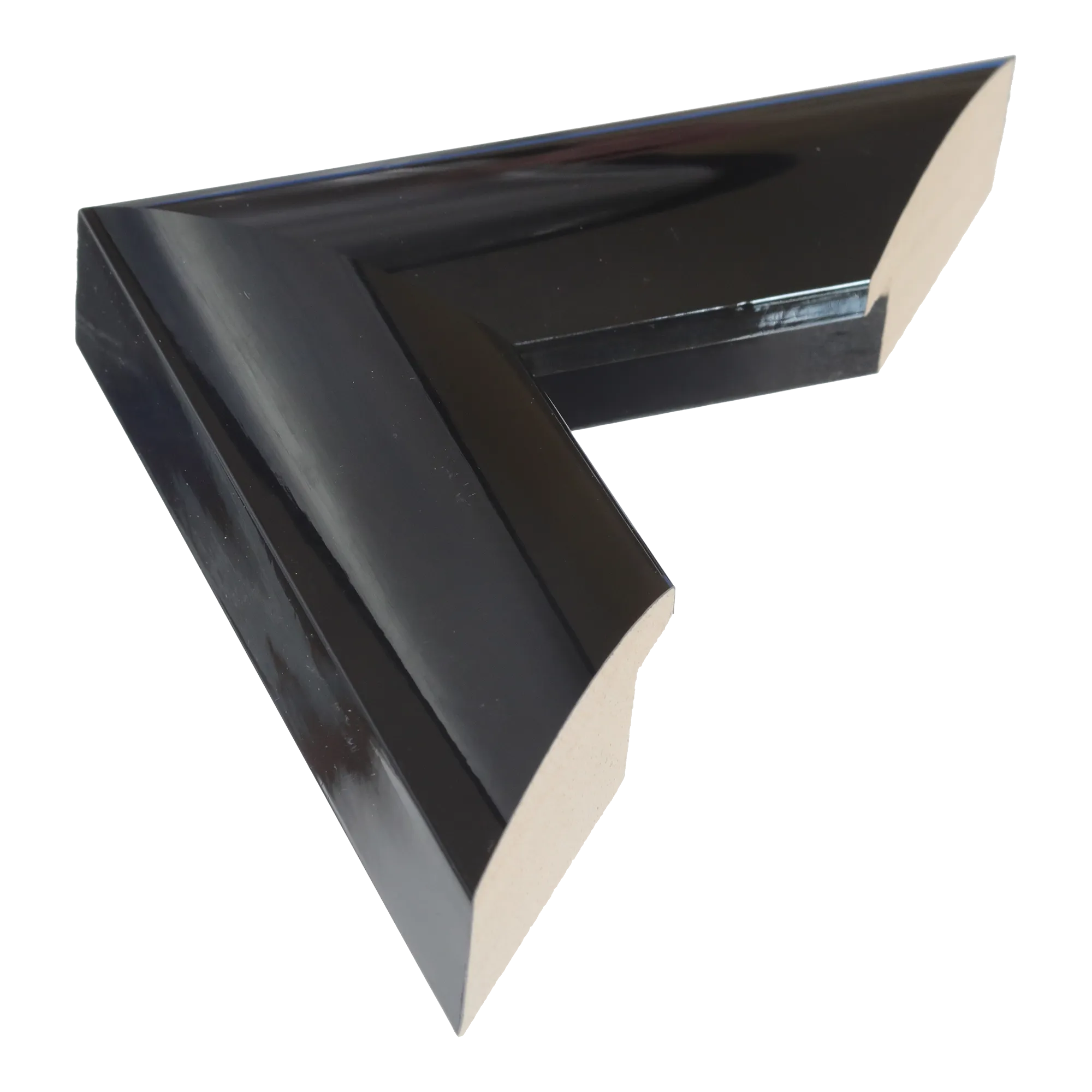 Lacquer in black picture frame