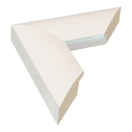 Lacquer in white picture frame