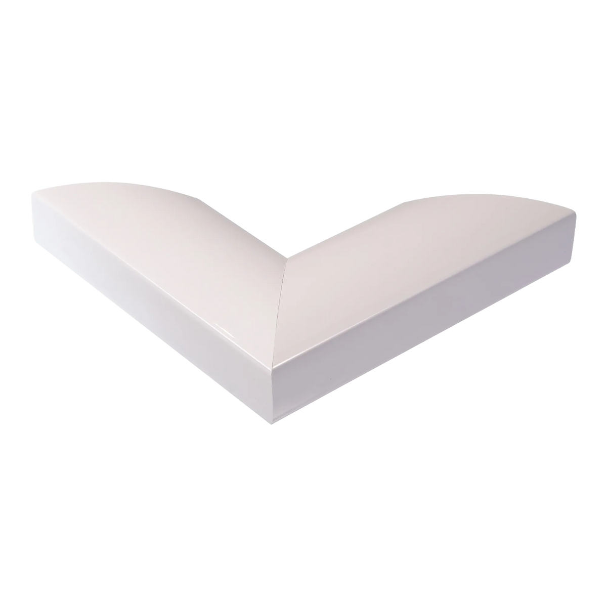 Corner view of Lacquer in white picture frame