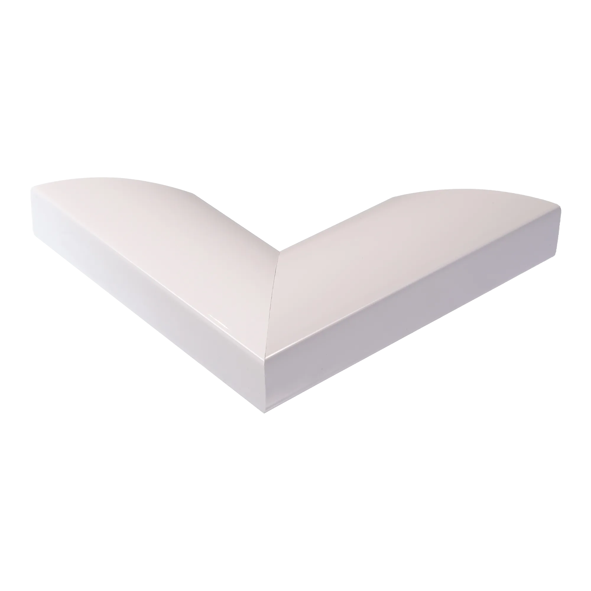 Corner view of Lacquer in white picture frame