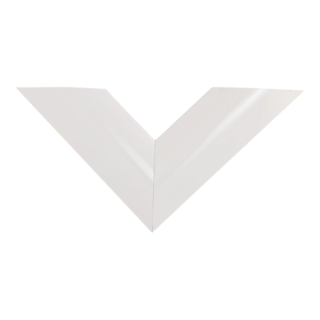 Top view of Lacquer picture frame in white