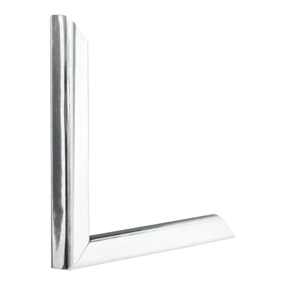 Vertical view of legacy silver picture frame