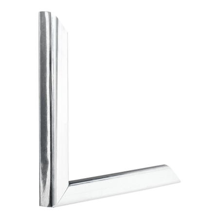 Vertical view of legacy silver picture frame