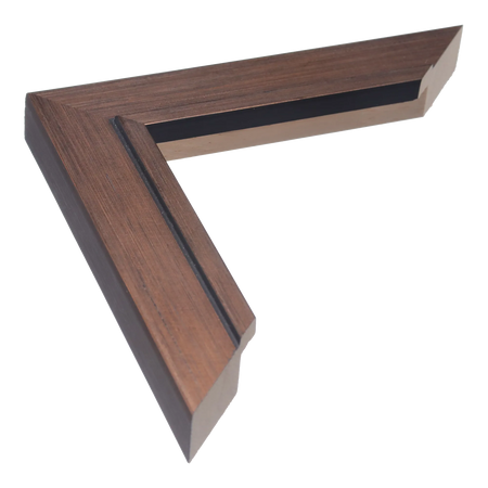 Lined in bronze picture frame