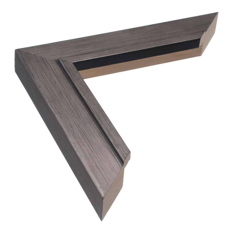 Lined in pewter picture frame