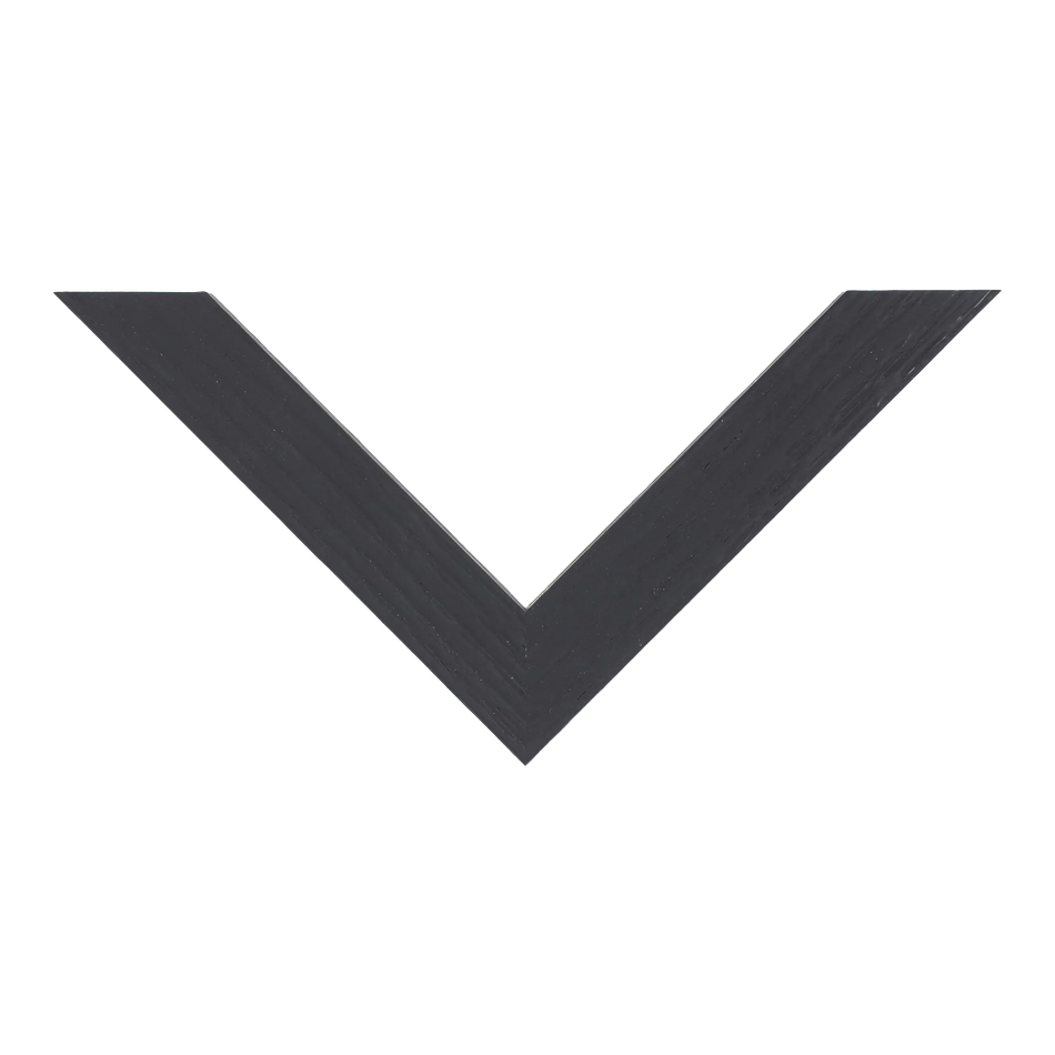 Top view of Linear I picture frame in black