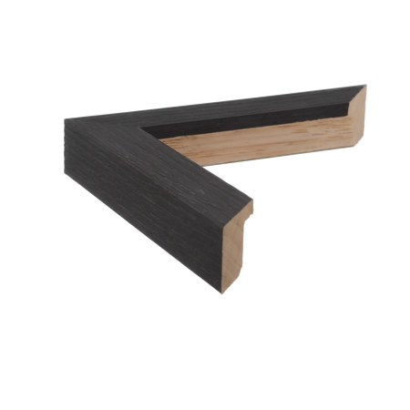 Side view of Linear I picture frame in black