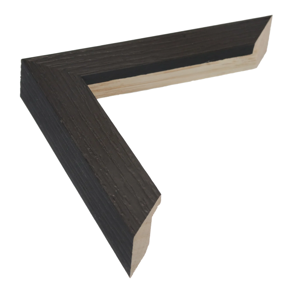 Linear I in black picture frame